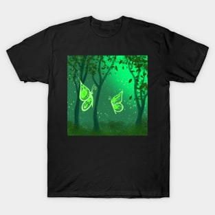 Glowing butterflies T-Shirt